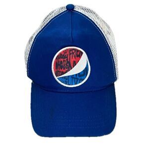 Pepsi Cola Red White Blue Snapback Trucker Hat